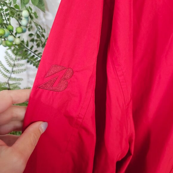 Callaway X-Series Red Mens‎ Pullover Windbreaker Jacket XL - Polyester《932》J - Picture 6 of 7